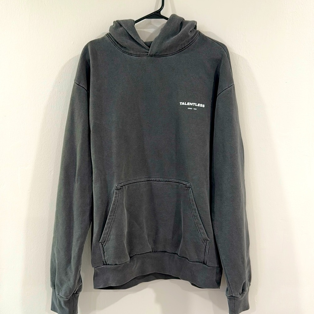 unisex Talentless circle logo streetwear heavyweight hoodie